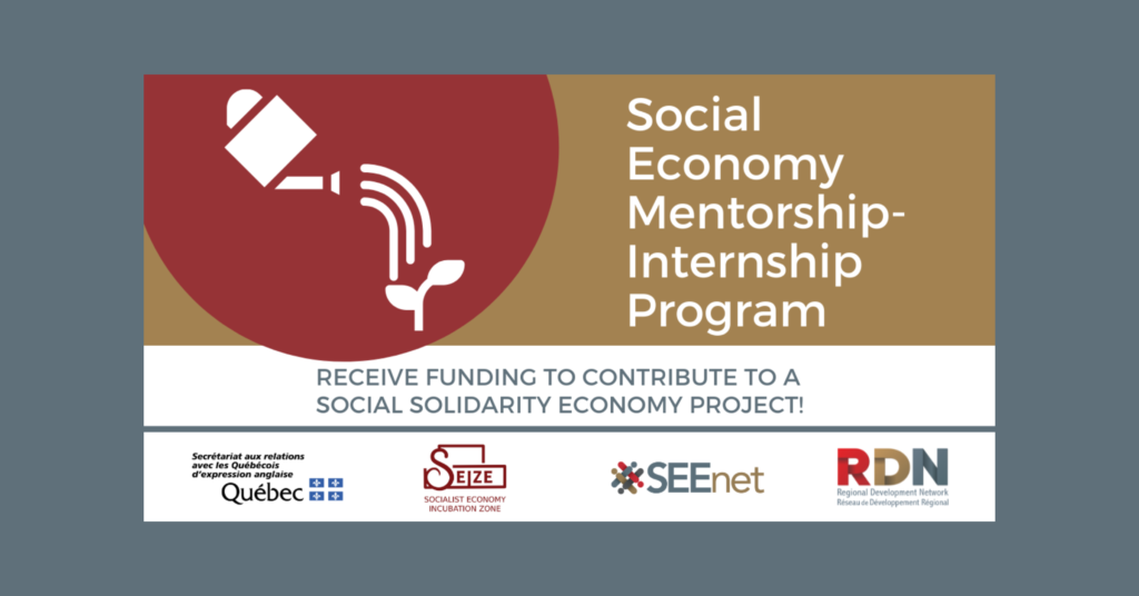Nous sommes ravis d’avoir lancé notre programme de stage et de mentorat d’économie sociale afin d’habiliter les entrepreneurs sociaux des quatre coins du Québec.